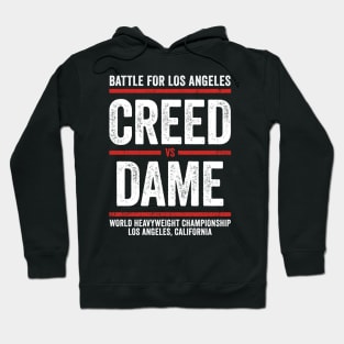 Vintage Boxing Battle Of Los Angeles White Hoodie